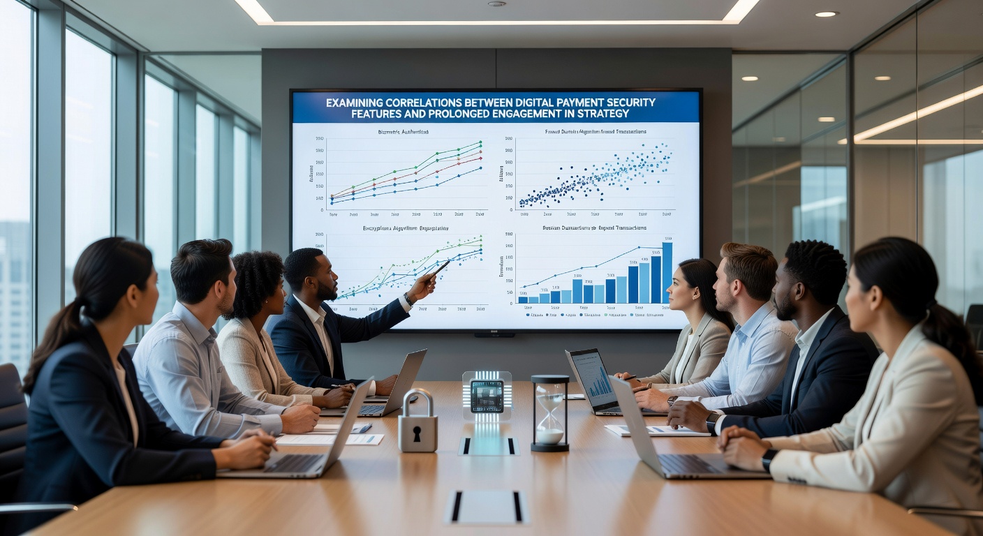 Analytics dashboard showing engagement trends linked to payment security