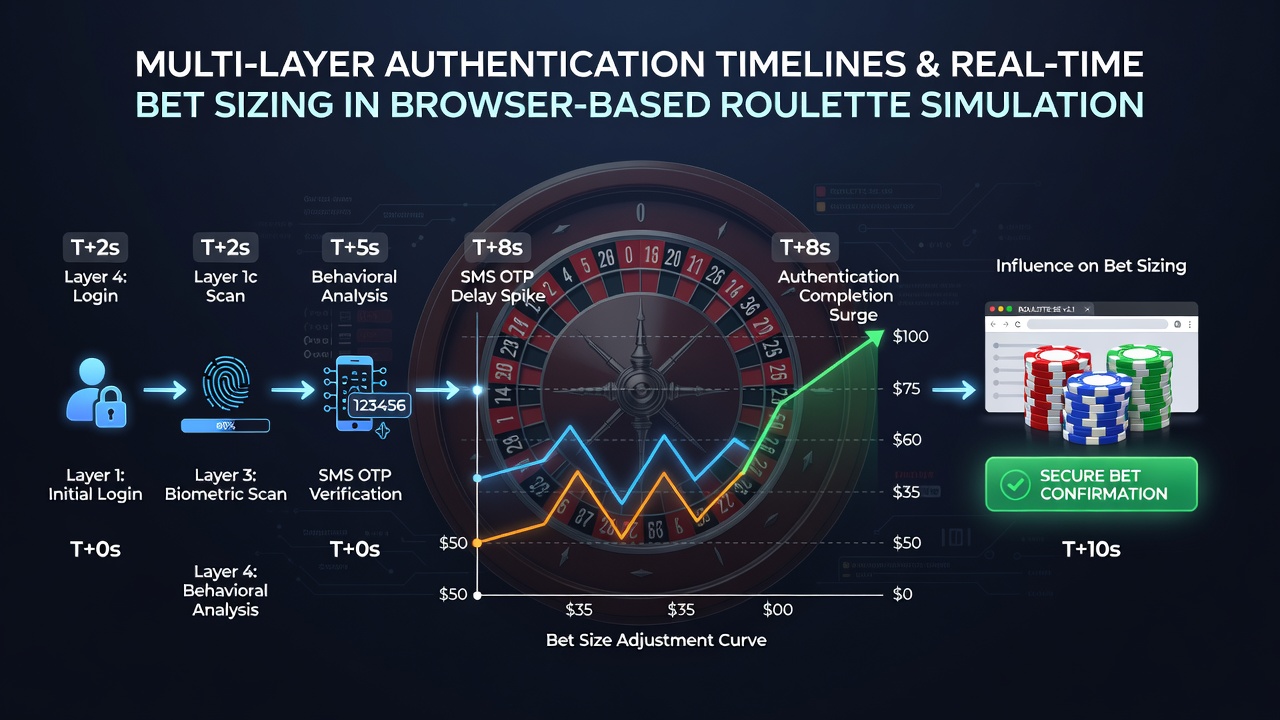 Close-up of roulette betting grid with authentication overlay and real-time stake adjustment indicators