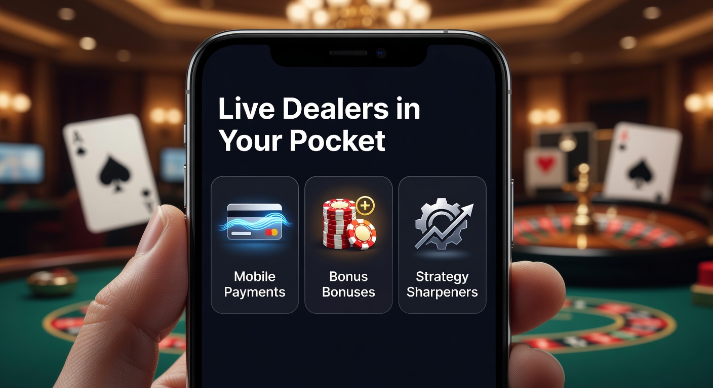 Smartphone displaying a live dealer blackjack table with real-time chat and cards being dealt